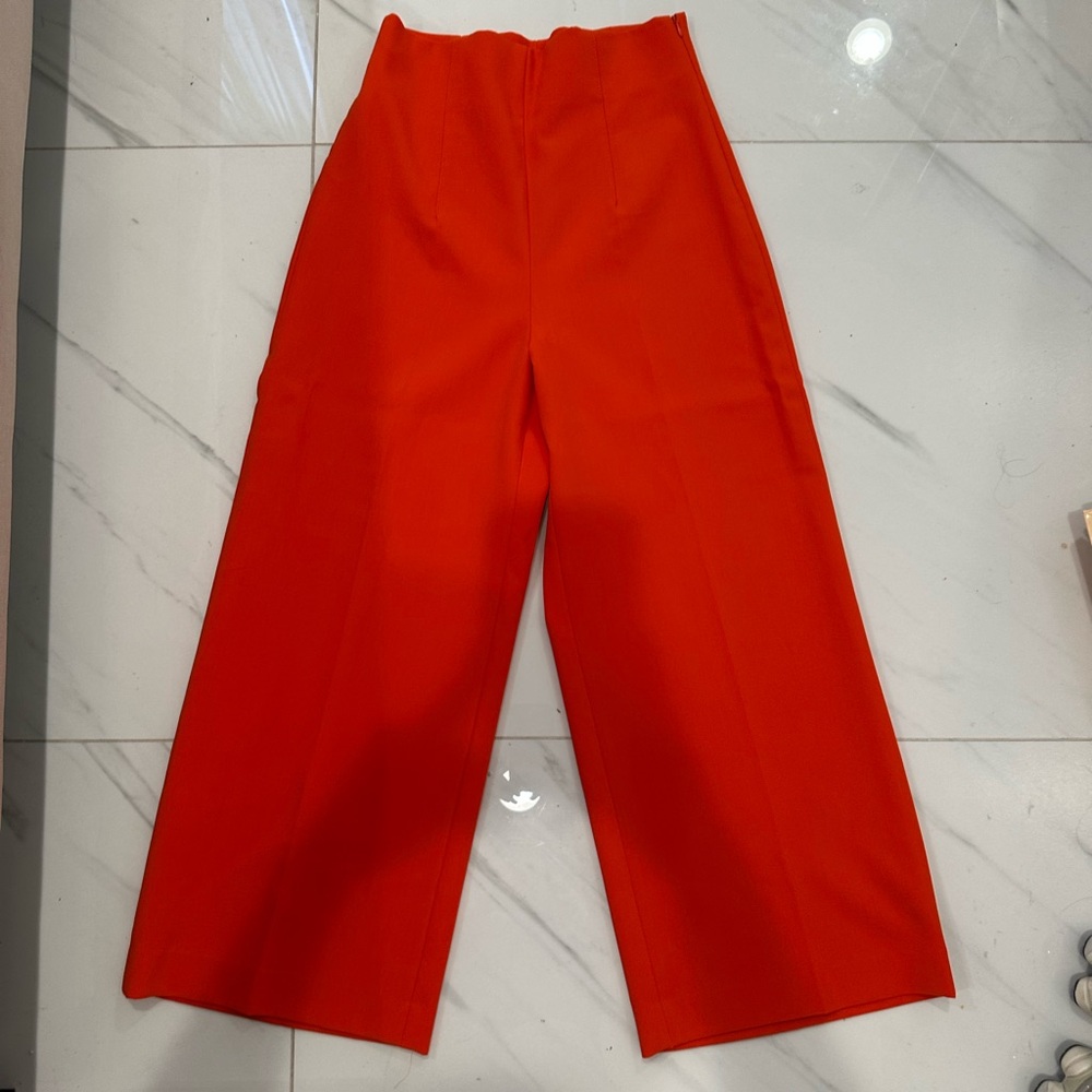 Zara Bold Orange Culotte ZW